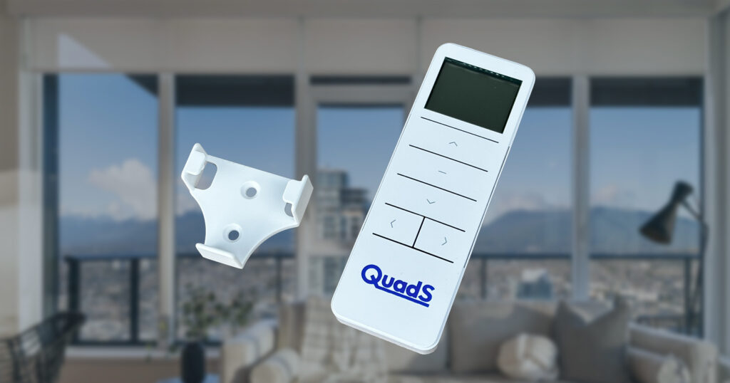 QuadS QSC2-15C – RF 433 Remote Control for Motorized Blinds